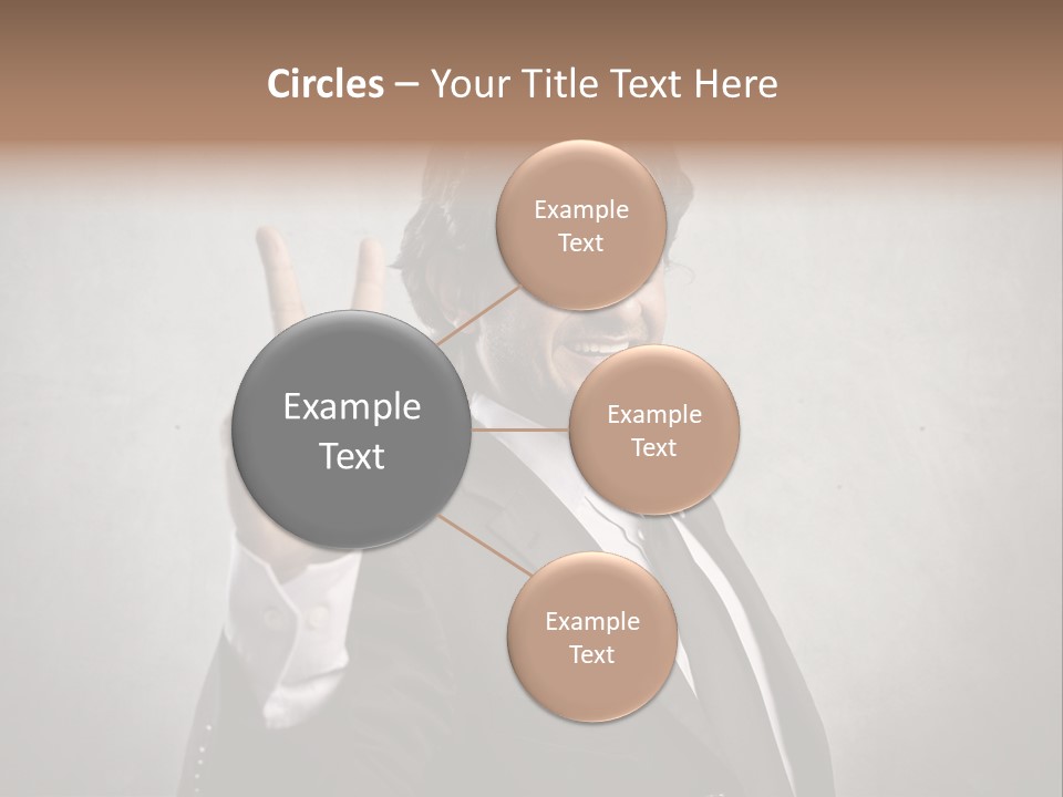 Caucasian Job Man Smile PowerPoint Template