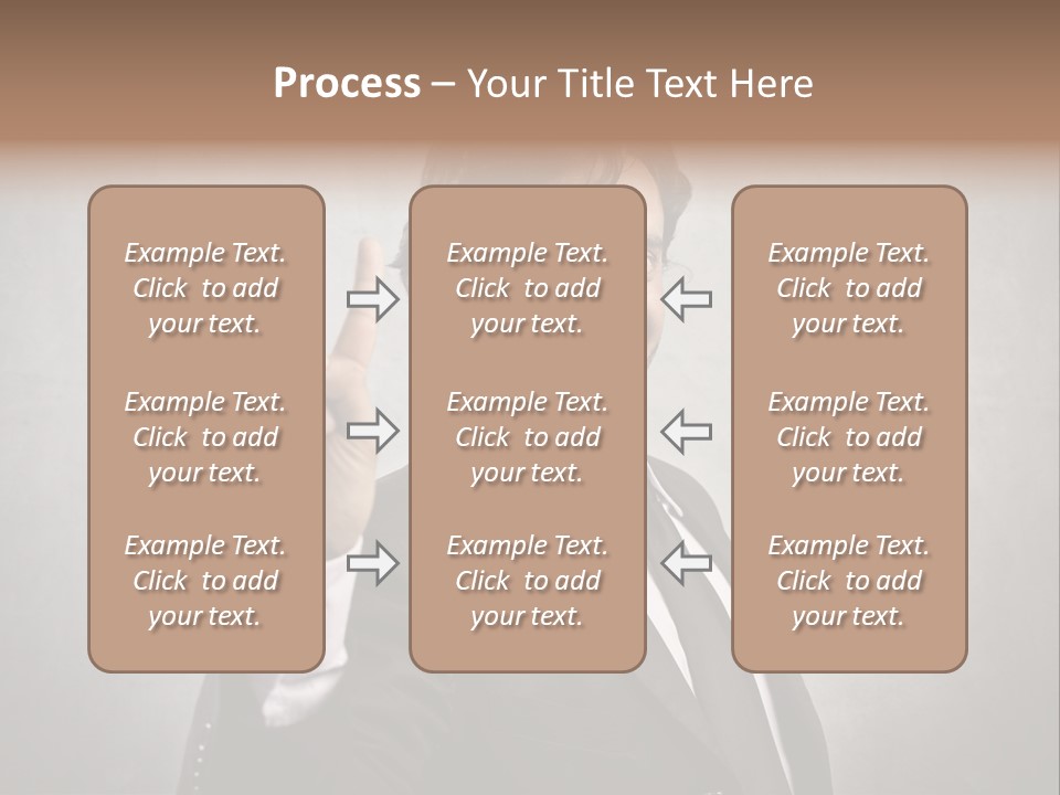 Caucasian Job Man Smile PowerPoint Template