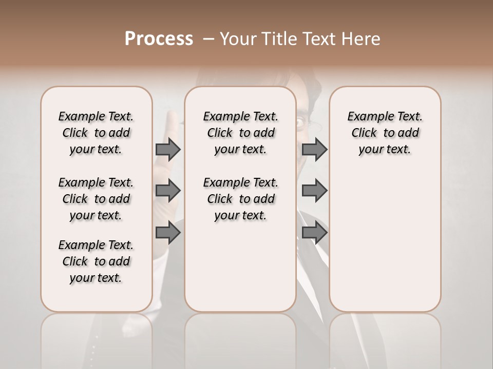 Caucasian Job Man Smile PowerPoint Template