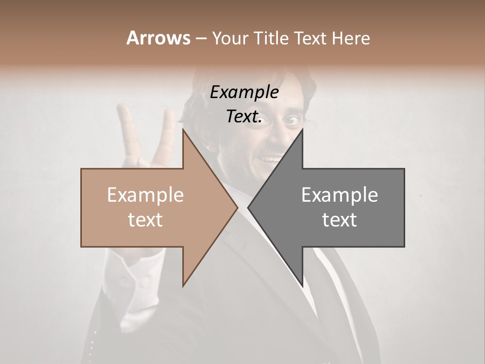 Caucasian Job Man Smile PowerPoint Template