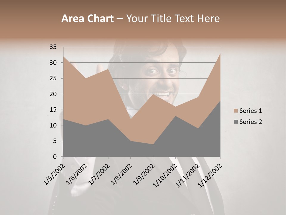 Caucasian Job Man Smile PowerPoint Template