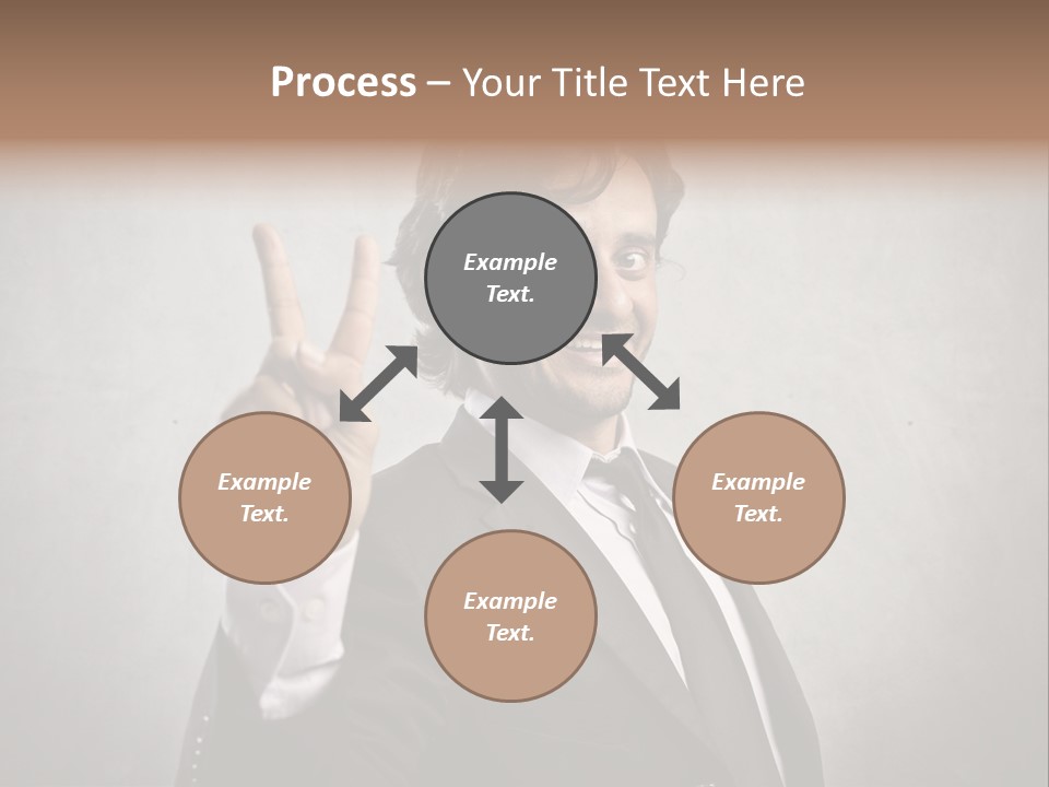 Caucasian Job Man Smile PowerPoint Template