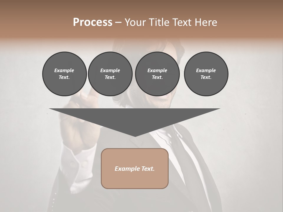 Caucasian Job Man Smile PowerPoint Template