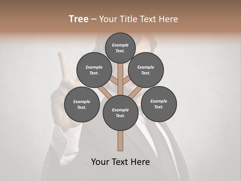 Caucasian Job Man Smile PowerPoint Template