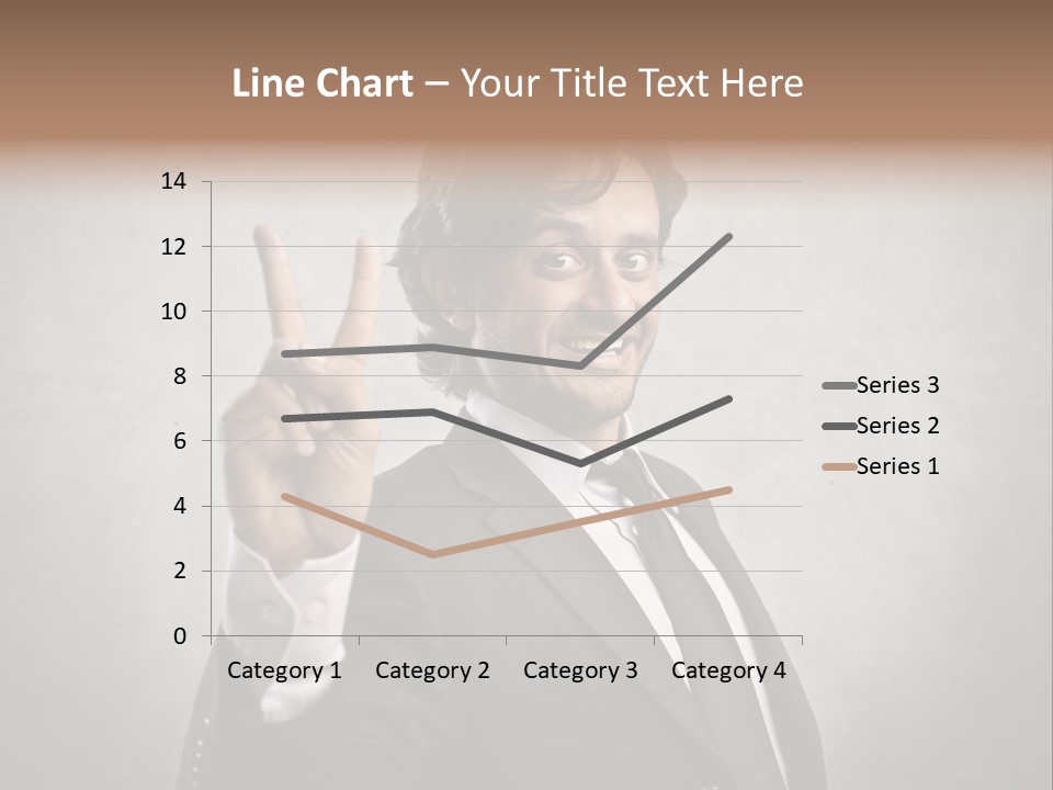 Caucasian Job Man Smile PowerPoint Template