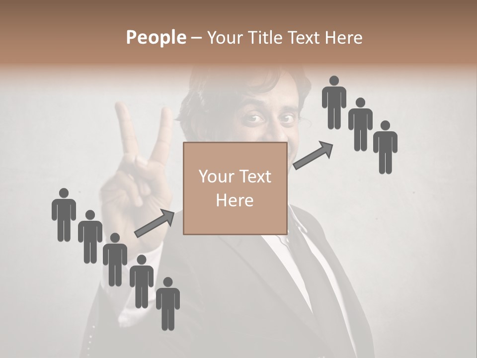 Caucasian Job Man Smile PowerPoint Template