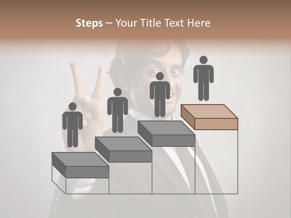 Caucasian Job Man Smile PowerPoint Template