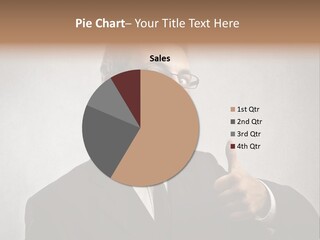 Businessman Liar Glasses PowerPoint Template