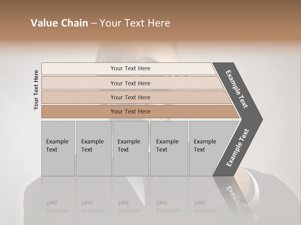 Businessman Liar Glasses PowerPoint Template