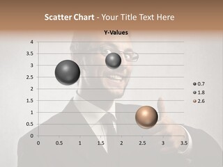 Businessman Liar Glasses PowerPoint Template