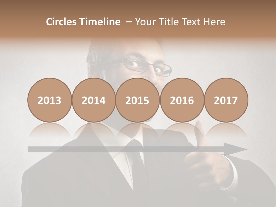 Businessman Liar Glasses PowerPoint Template