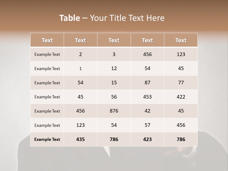Businessman Liar Glasses PowerPoint Template