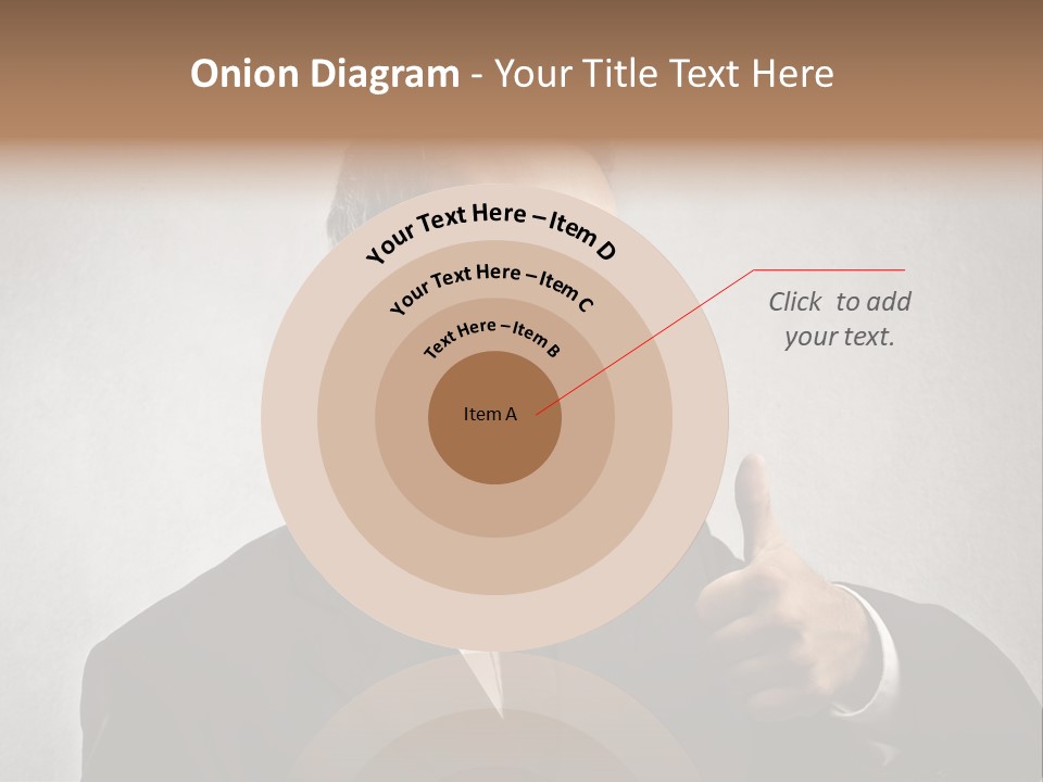 Businessman Liar Glasses PowerPoint Template