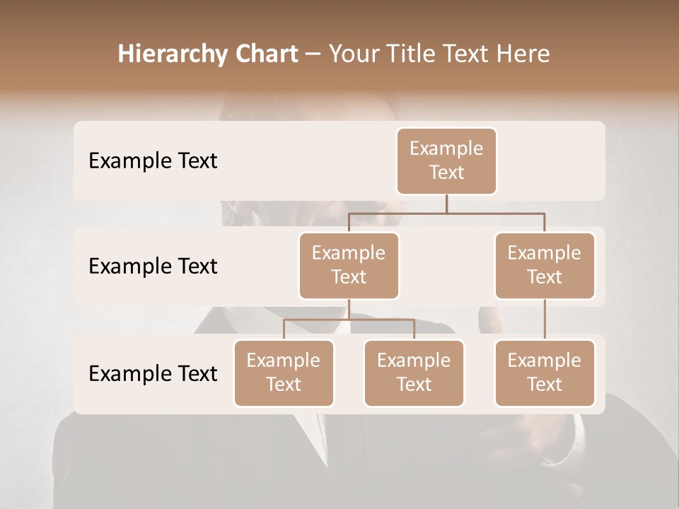 Businessman Liar Glasses PowerPoint Template