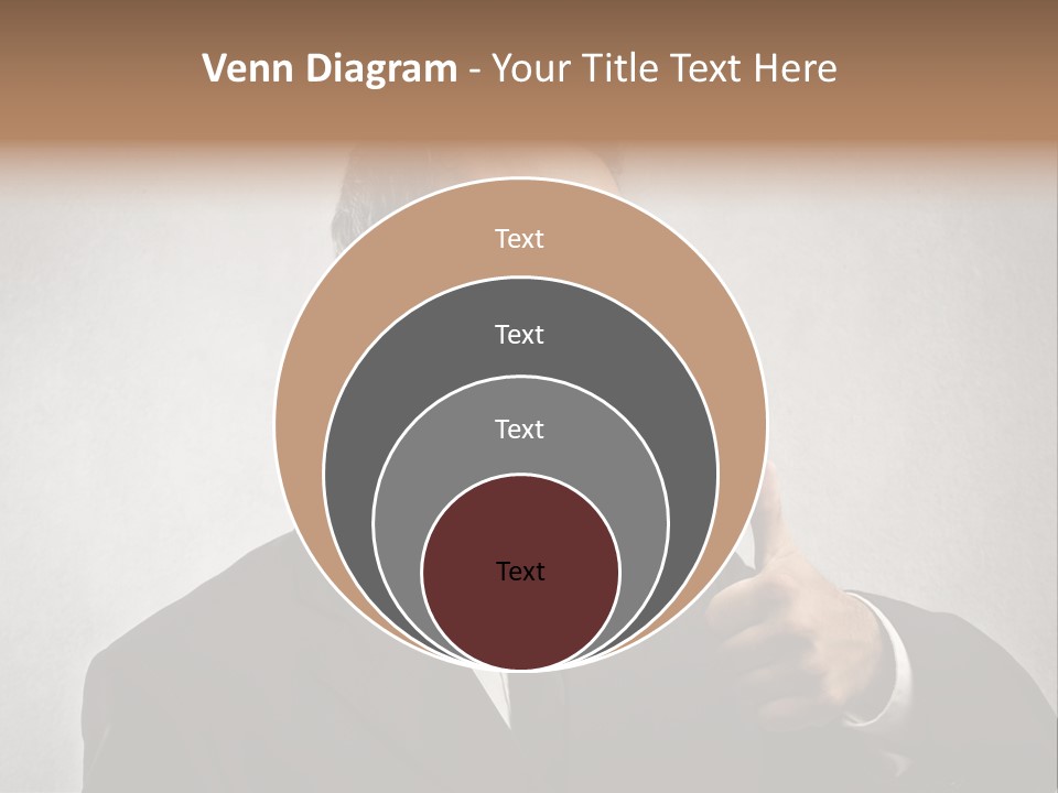 Businessman Liar Glasses PowerPoint Template