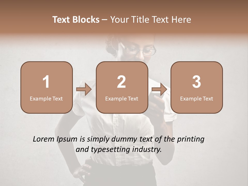 Telephone Speak Cell PowerPoint Template
