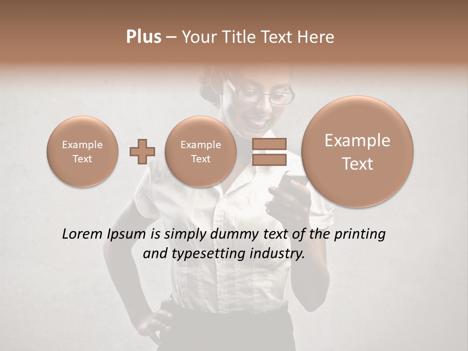 Telephone Speak Cell PowerPoint Template