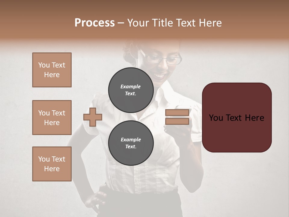 Telephone Speak Cell PowerPoint Template