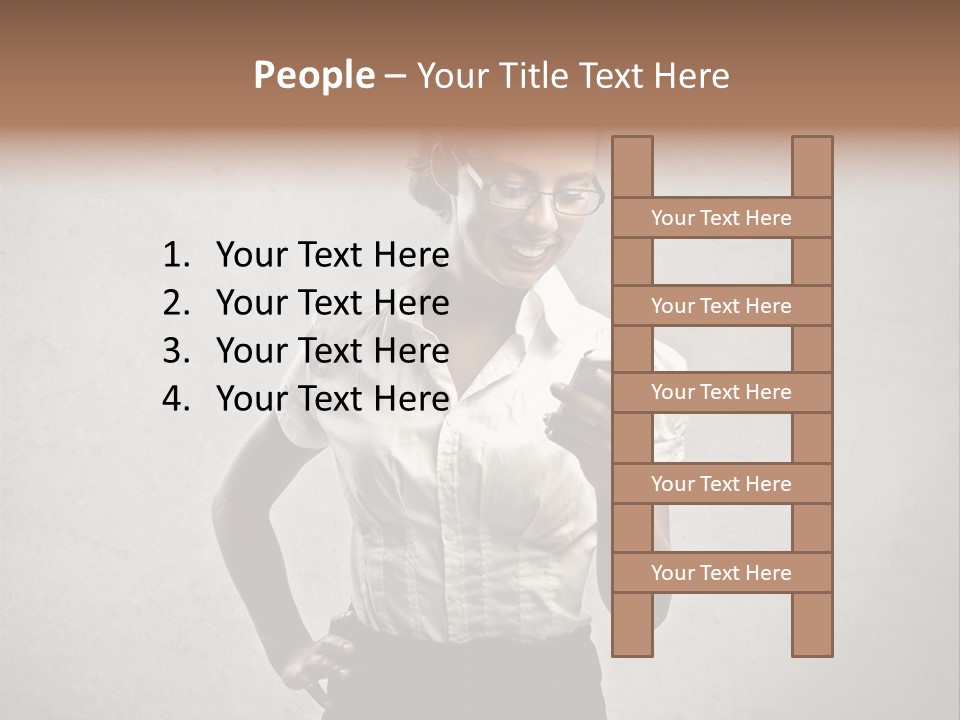 Telephone Speak Cell PowerPoint Template