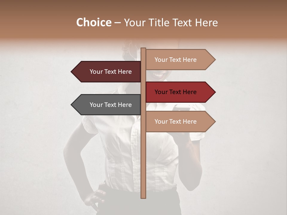 Telephone Speak Cell PowerPoint Template