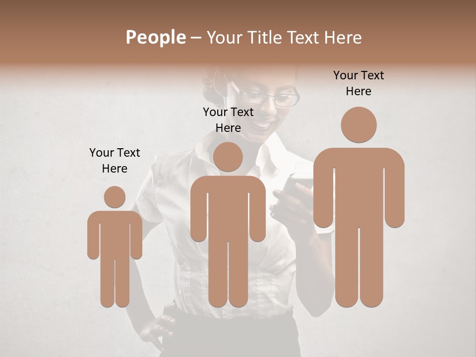 Telephone Speak Cell PowerPoint Template