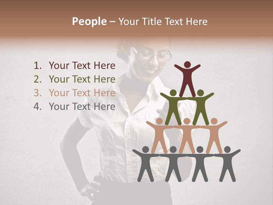 Telephone Speak Cell PowerPoint Template