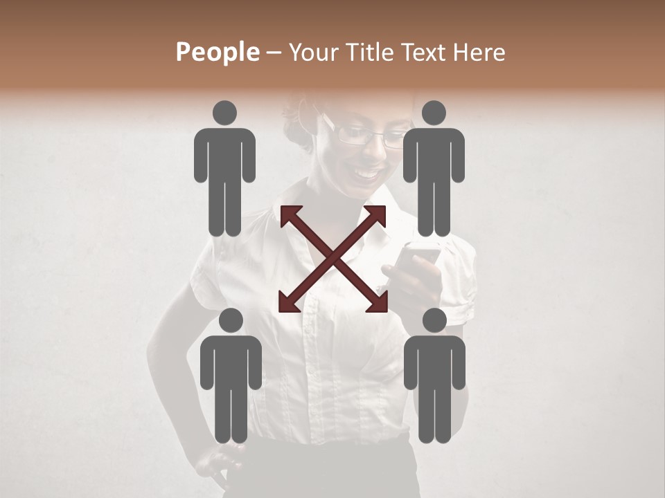 Telephone Speak Cell PowerPoint Template