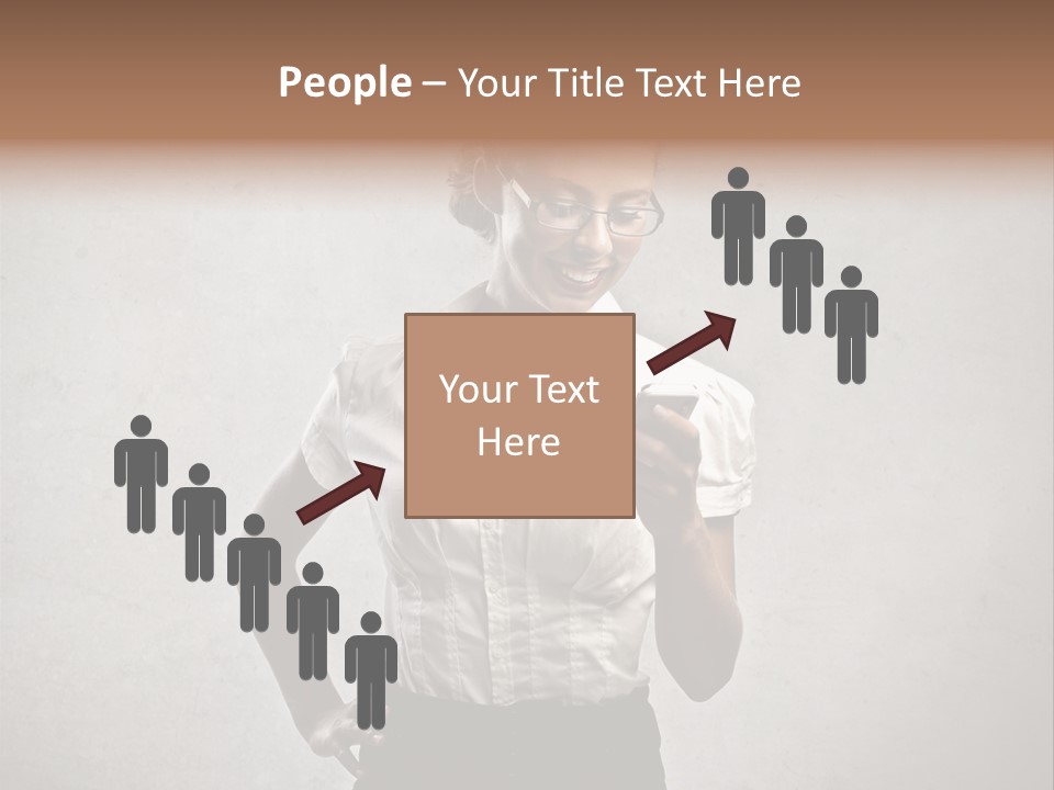 Telephone Speak Cell PowerPoint Template