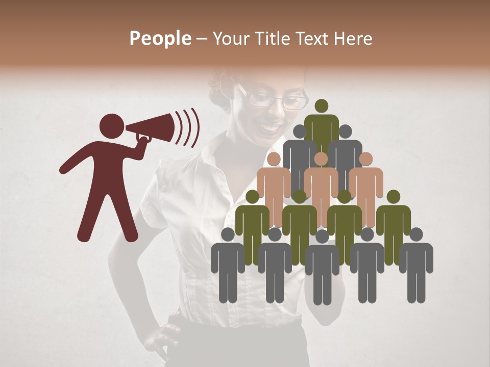 Telephone Speak Cell PowerPoint Template