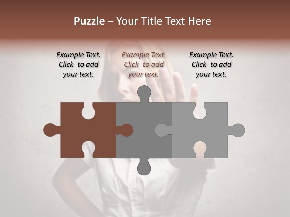 Disgusted Fear Stop PowerPoint Template