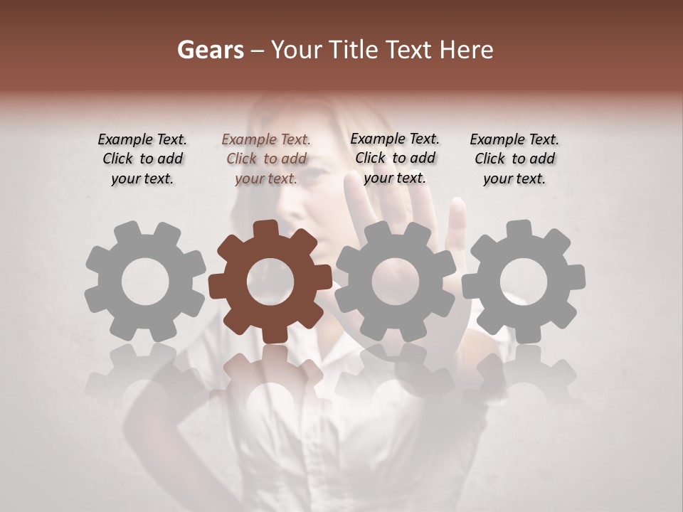 Disgusted Fear Stop PowerPoint Template