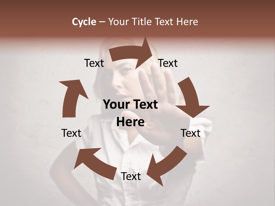 Disgusted Fear Stop PowerPoint Template