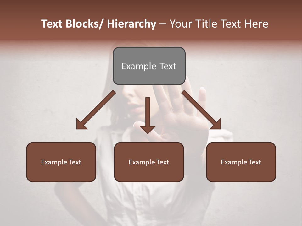 Disgusted Fear Stop PowerPoint Template