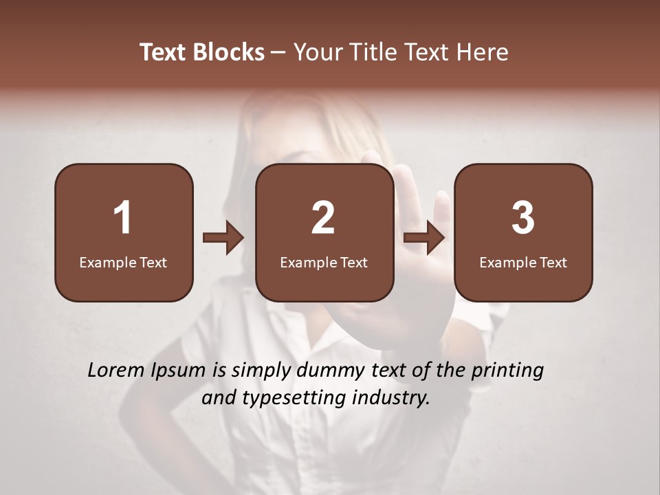 Disgusted Fear Stop PowerPoint Template