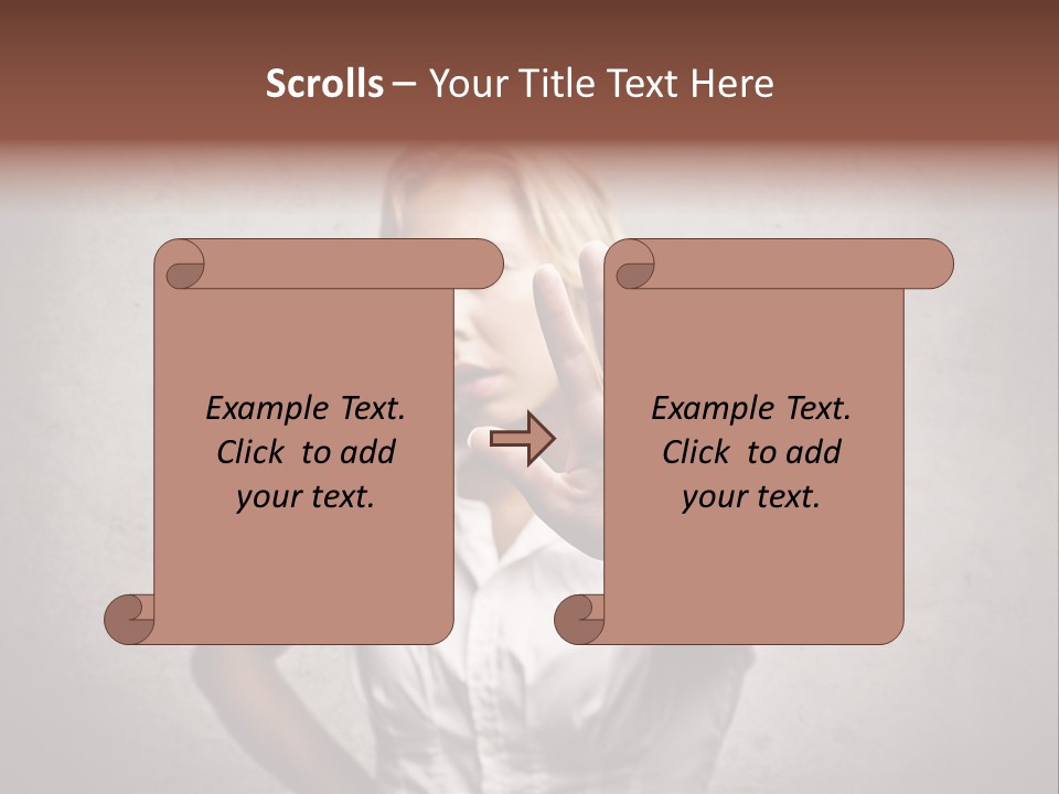 Disgusted Fear Stop PowerPoint Template