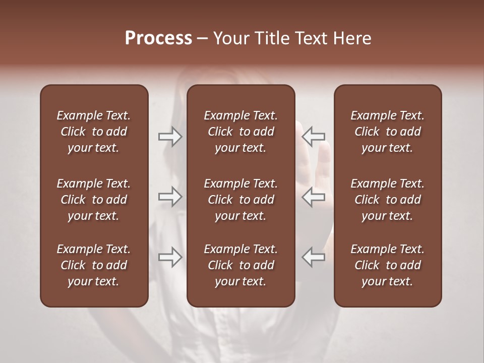 Disgusted Fear Stop PowerPoint Template