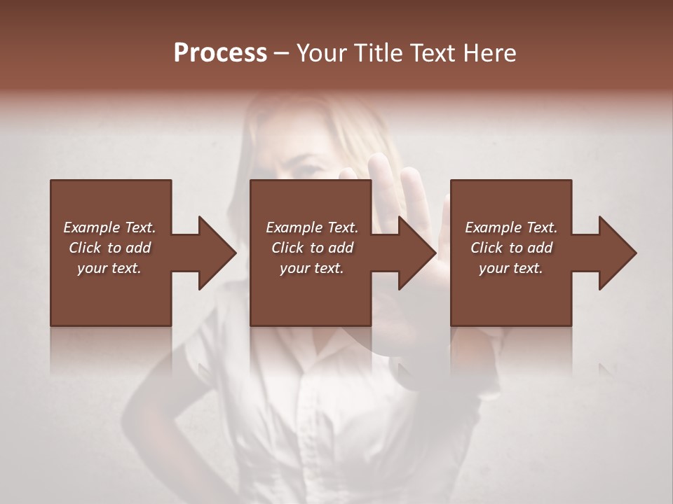 Disgusted Fear Stop PowerPoint Template