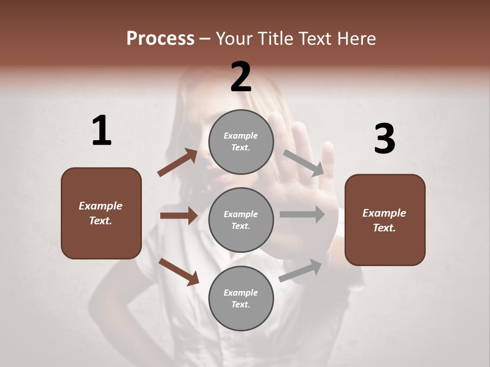 Disgusted Fear Stop PowerPoint Template