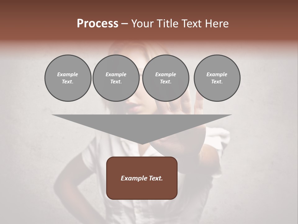 Disgusted Fear Stop PowerPoint Template