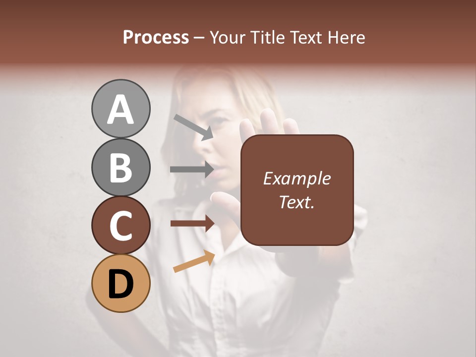 Disgusted Fear Stop PowerPoint Template