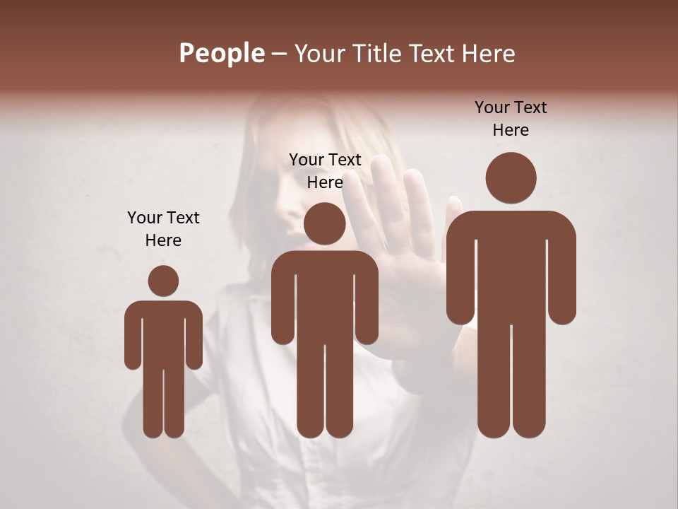 Disgusted Fear Stop PowerPoint Template