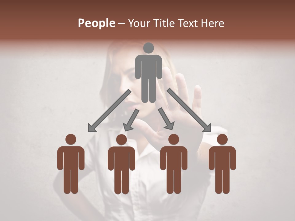 Disgusted Fear Stop PowerPoint Template