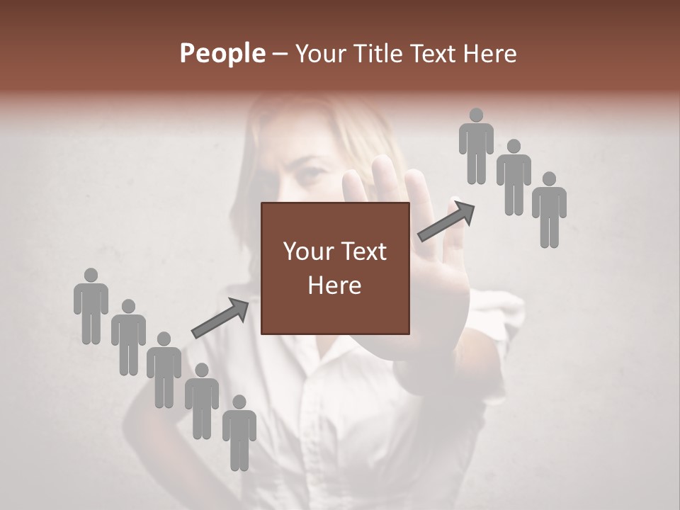 Disgusted Fear Stop PowerPoint Template