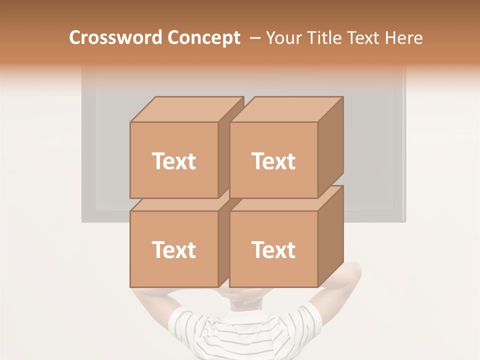 Broadcasting Man Panel PowerPoint Template