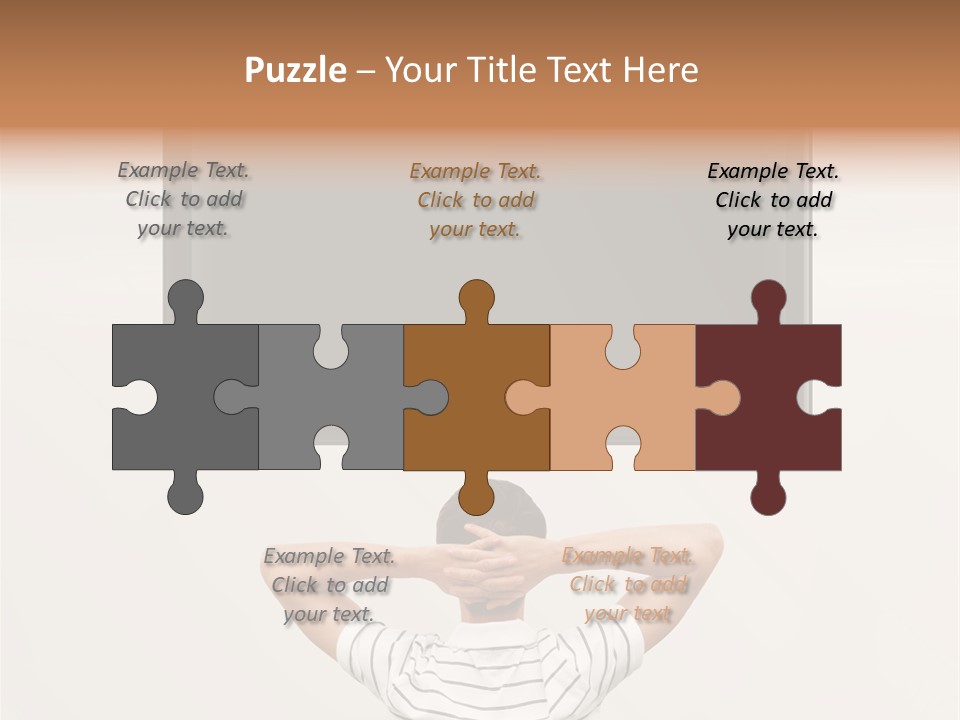 Broadcasting Man Panel PowerPoint Template