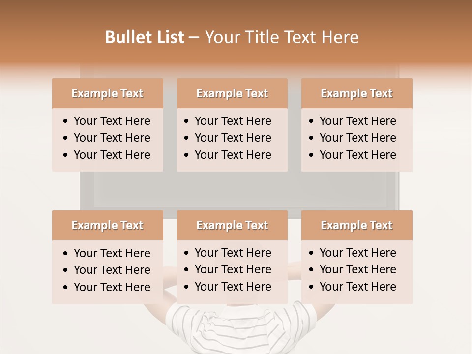 Broadcasting Man Panel PowerPoint Template