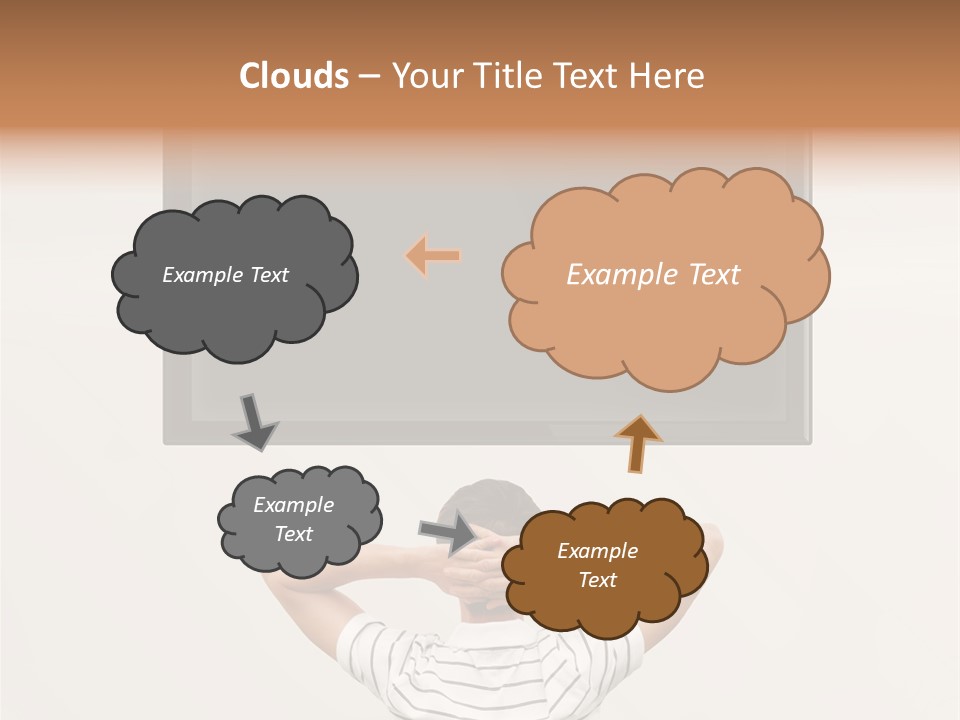 Broadcasting Man Panel PowerPoint Template