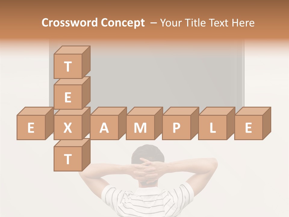 Broadcasting Man Panel PowerPoint Template