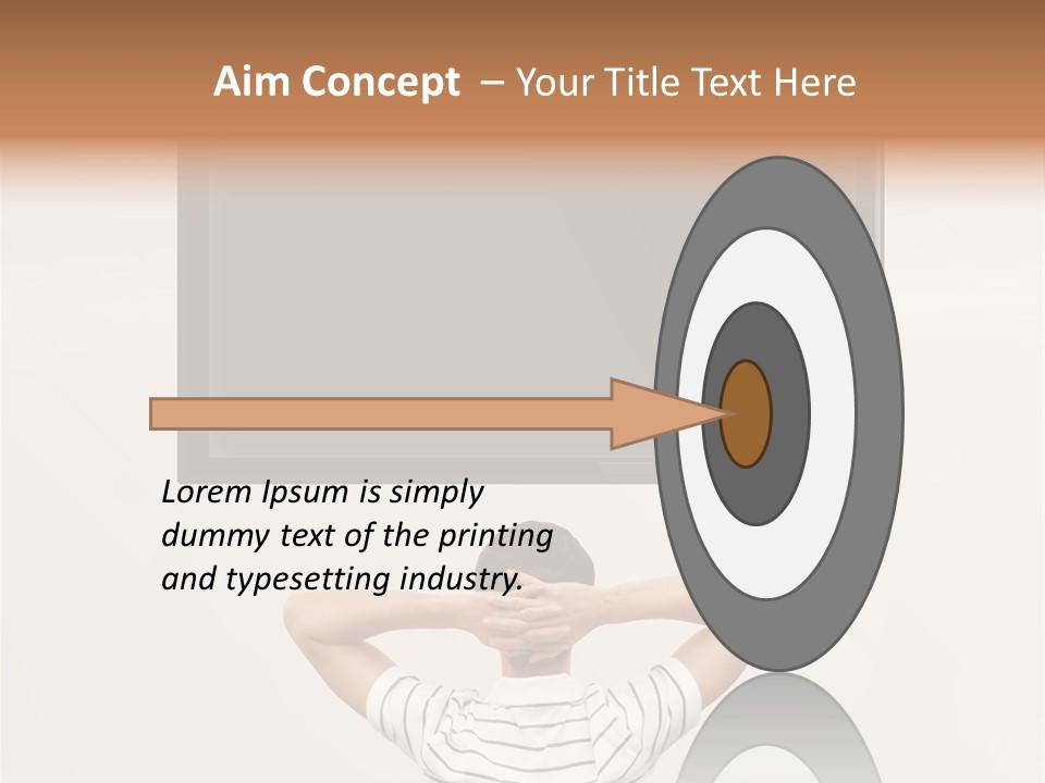 Broadcasting Man Panel PowerPoint Template