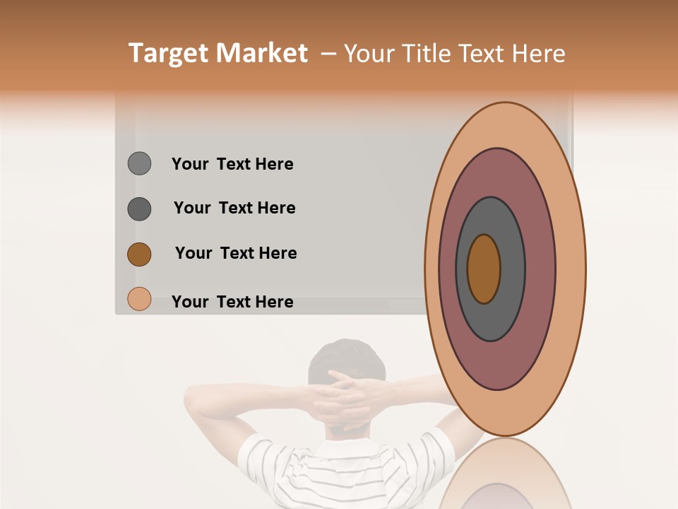 Broadcasting Man Panel PowerPoint Template
